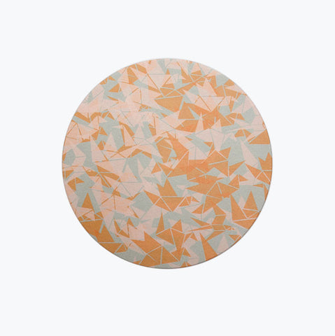 flyway coasters (tangerine)