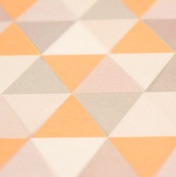 hex coasters (tangerine)