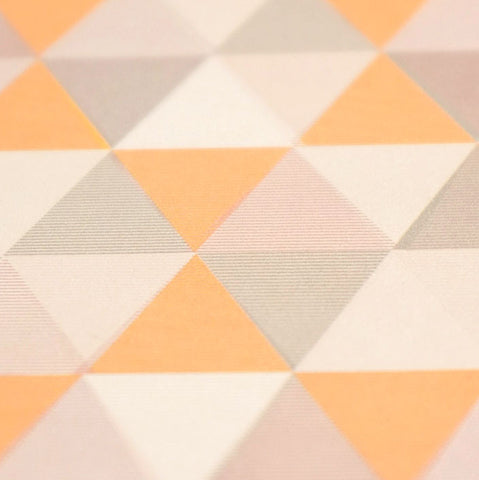 hex coasters (tangerine)