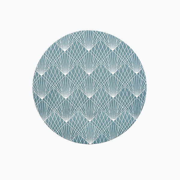 contour coasters (steel) letterpress
